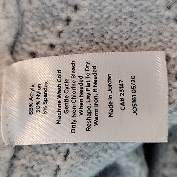 Talbots gray pointelle sweater - Picture 5 of 5